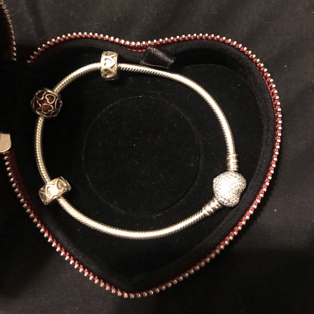 Authentic Pandora Heart Bracelet